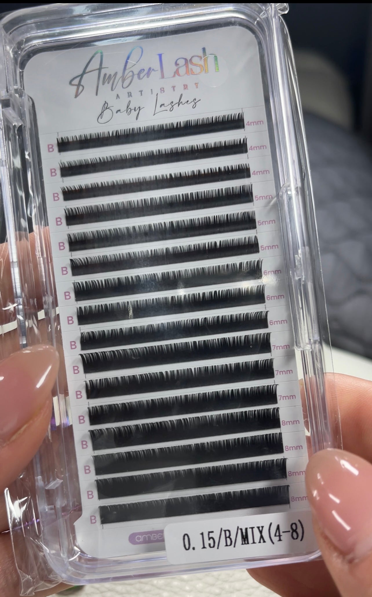 B Curl Baby Lashes 4mm-8mm mix